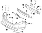 86613-2t000 Kia Genuine Oem Side Retainer