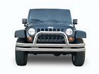 86620 Rampage Front Double Tube Bumper Fits Wrangler Jk
