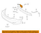 86641-1r010 866411r010 Hyundai Oem Accent Rear Bumper Bracket Left