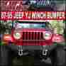 Ts-fb-rk-8795 87-95 Tuff Stuff Performance Jeep Wrangler Yj Front Rock Crawler Winch Mount Bumper W D Rings