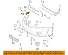 88975686 Gm Pontiac Oem Vibe Front Bumper Support Right