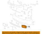 89025754 Front 06-07 Duct Gm Oem Bumper-air 1500 Silverado Chevrolet