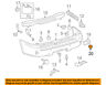8934833060a0 Toyota Oem Sequoia Front Sensor Retainer