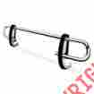 8dgcass Black Horse Double Tube Polished Stainless Steel Rear Bumper Guard