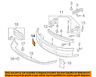 8e0807241bgru Audi Oem Front Hook Eye Cover Cap