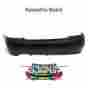 8g1z17k835aaptm Ready Bumper New 2008 2009 Ford Taurus Rear Painted To Match Fo1100627