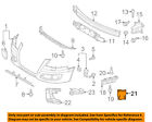 8p0098623a Audi Oem Front Bumper Grille Kit