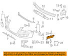 8p0807184b Audi Oem Front Bumper Grille Right