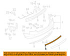 8t0807791b2zz Bumper-cover Audi Oem S5 Molding 12-14 Rear