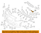 910143006007 Mercedes Oem Front Bumper Grille Bolt