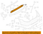 99750512101 911 Bar Oem 05-08 Bumper-impact Rear Porsche