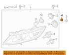 92191-2t100 Kia Oem Optima Headlight Head Light Clip