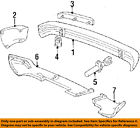 94450506101 Porsche Oem Rear Strip Left