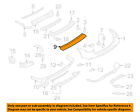 95550578710 Porsche Cayenne Bumper-finish Oem Rear Plate 08-10