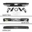 9596589 New Aftermarket Replacement Parts Complete Rear Step Bumper Chrome For Chevy Silverado 1500 Gmc Sierra