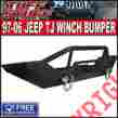 Ts-fb-rk-9706 97-06 Tuff Stuff Performance Jeep Wrangler Tj Front Bumper With Winch Mount D Rings