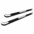 9kispss Black Horse 3 Polished Stainless Steel Round Side Steps