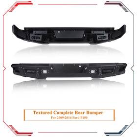A-carp125253-tr-3s01 A-carparts Steel Rear Bumper Assembly With Winch Plate For 2009 2010-2014 Ford F150 Us Stock