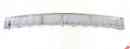 A1668840190 Plate Rear Bumper Skid Tone Benz Guard 2012-14 Chrome Mercedes