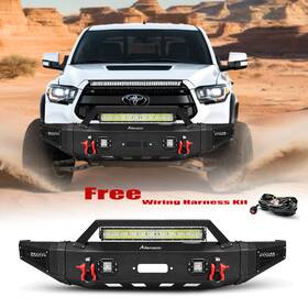 Aaiwa 787812139547 New Front Bumper Fit 2014-2021 Toyota Tundra With Lights And Winch Plate 001