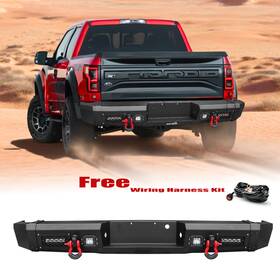 Aaiwa 797434712745 For 2010-2014 Ford F-150 Svt Raptor Heavy-duty Steel Rear Bumper 001