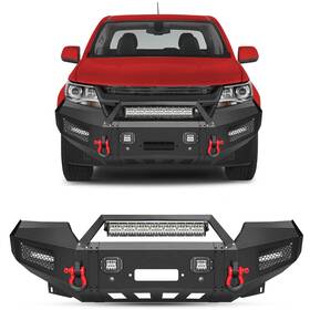 Coqg-01-cohg-01 Aaiwa Steel Front / Rear Bumper With Led Lights For 2015-2022 Chevy Colorado 001