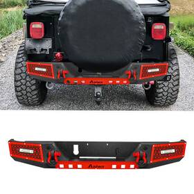 Eg-qg01-jt-hg02 Aaiwa Front Rear Bumper For 2020-2023 Jeep Gladiator Jt With Led Fog Lights 001