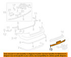 12788532 Absorber 03-07 Foam Saab Impact 9-3 Bumper-bumper Oem