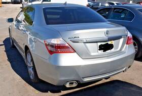 190-50402b Acura 09-12 Rl Rear Bumper Without Park Assist Oem Silver