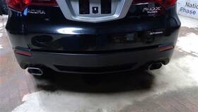 190-50515 Acura Rear Bumper Black Fits 10-12 Rdx 105693