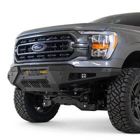F190111040103 Addictive Desert Designs For Ford F-150 21-24 Honeybadger Full Width Black Front Hd Bumper