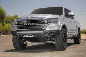F551422770103 Addictive Desert Designs For 19 Ram 1500 Stealth Fighter Front Bumper With Winch