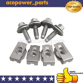 4034a Aftermarket Products Fits 2015-up Ford Expedition F150 Navigator Front Skid Plate Filter 4 Nuts&bolts