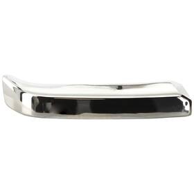 3971 Aftermarket Replacement Bumper Face Bar End Extension Front Passenger Right Side Chrome Rh Hand