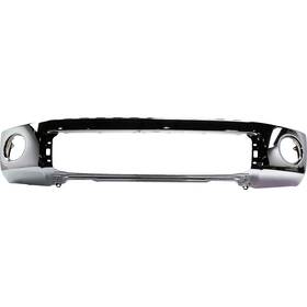 Arbt010901 Aftermarket Replacement New Front Bumper For 2007-2013 Toyota Tundra Chrome Steel