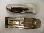Agt39-23610 Gearhead Chevy Truck Pickup Chrome Front Bumper Guards Triplus Set
