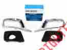Ah6z-17e810-ba Ah6z-17e810-a Ford Lincoln 2010-2012 Mkz Bumper Fog Light Housing Bezels Chrome Trims Set Oem New