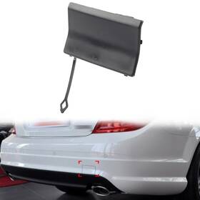Air Rocket 120001595319 Rear Bumper Tow Hook Eye Cover For Mercedes-benz C Class W204 2007-2012