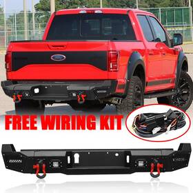 Aiwargod Eg-f250hg-01 Rear Bumper With Led Lights For 2017- 2022 Ford F250/f350/f450/f550 Super Duty