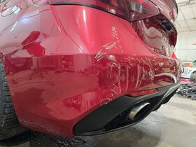 Alfa-romeo 190-10019 Rear Bumper Sport Pkg Opt Mcy With Park Assist Fits 17 Giulia 644419