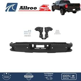 Gm1103184 Allroo Rear Bumper For 2015-2019 Chevy Silverado 2500 3500 With Sensor Holes