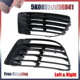 5k0-853-666-e-041 Aotoparts 888 Front Bumper Grille Set Left And Right Side For 2012-2013 Volkswagen Golf R Base