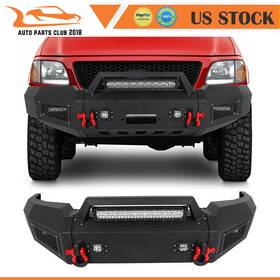 Ap12797901c Apc Front Bumper Assembly For 1997-2003 Ford F-150 With Winch Seat Led Lights Steel