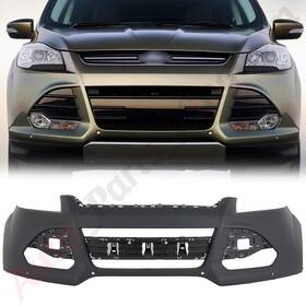11416718 Apk Front Upper Bumper Cover Primed For 2013-2016 Ford Escape 2.0l With Fog Lamp Holes