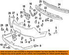 Ar3z17f828ba Oem Cover Ford Rear Bumper-