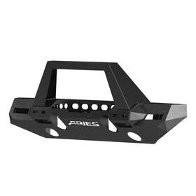 2082089 Aries Trailchaser Steel Front Bumper With Angular Brush Guard Part#