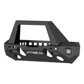 2082095 Aries Trailchaser Aluminum Front Bumper With Angular Brush Guard Part#