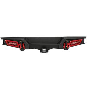 Asf127244r01 Asspeedfat Rear Bumper With Led Lights For 2018-2021 Year Jeep Wrangler Jl Textured Steel