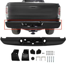 Aup12641001s Asucarparts Rear Step Bumper Primed Steel Fits 2002-2008 Dodge Ram 1500 2500 3500