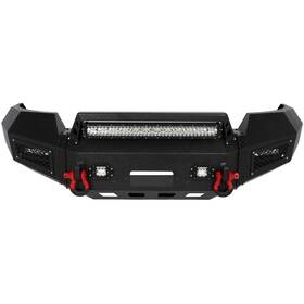Aup17481801s Asucarparts Steel Front Bumper With Winch Plate And Led Lights D-rings Fits 2004-2008 Ford F150